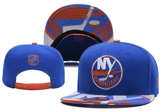 Blue/Orange/Gray Hockey Hat