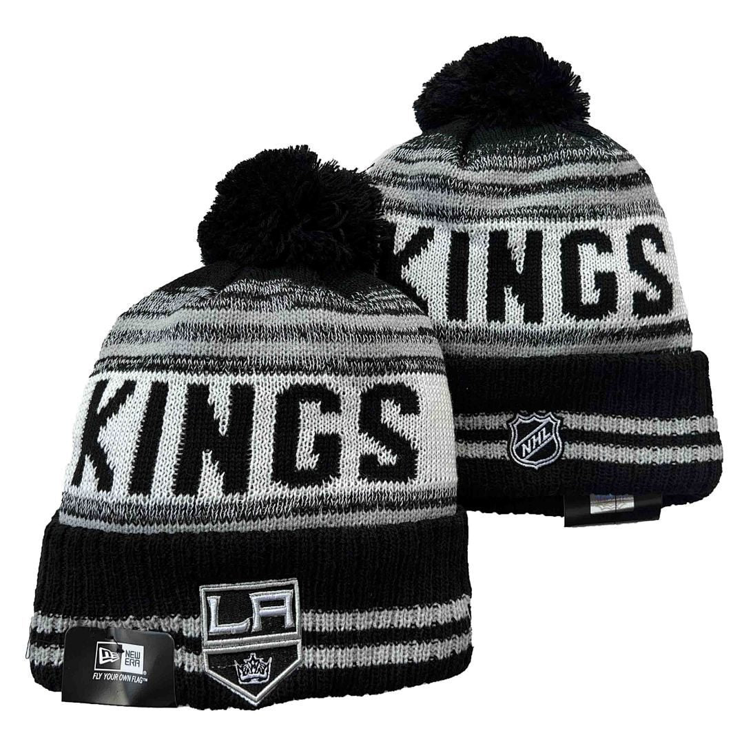 Black/White/Gray Hockey Beanie