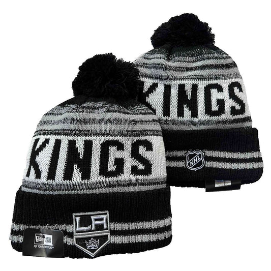 Black/White/Gray Hockey Beanie