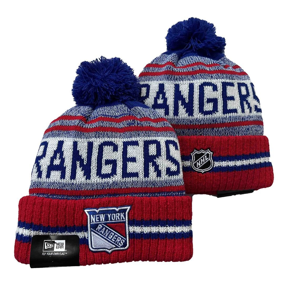 Navy/Red/White Hockey Beanie