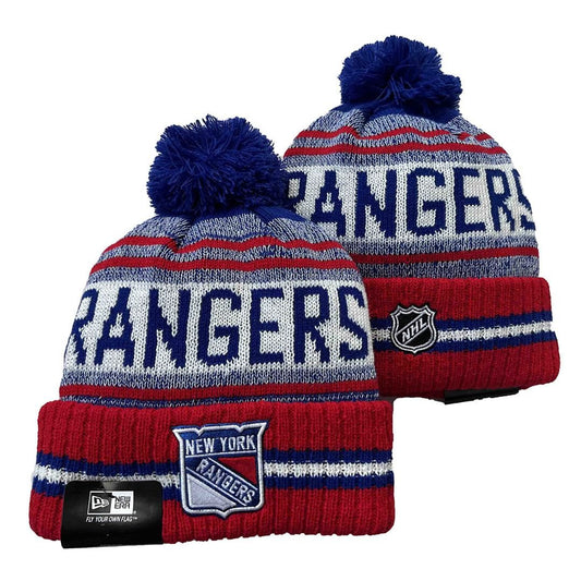 Navy/Red/White Hockey Beanie