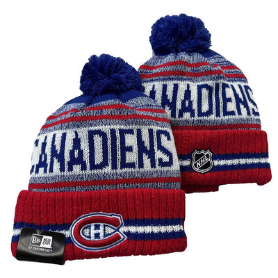 Navy/Red/White Hockey Beanie