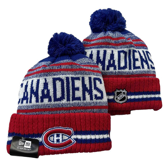 Navy/Red/White Hockey Beanie