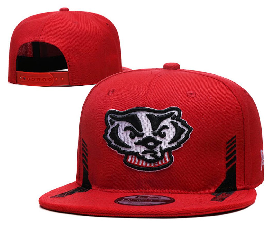 Red/Black College Football Hat