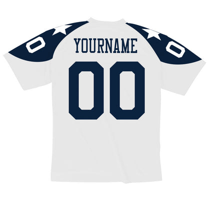 Dallas 60s Retro Custom Football Jersey