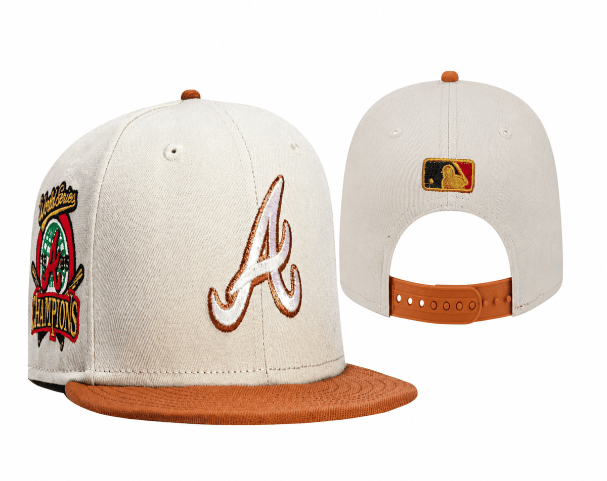 Cream/Brown Baseball Hat