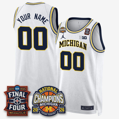 Basketball National Champions Big Text Limited Vapor Custom Jersey