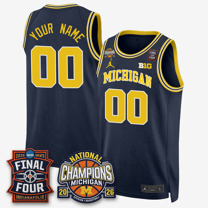 Basketball National Champions Big Text Limited Vapor Custom Jersey
