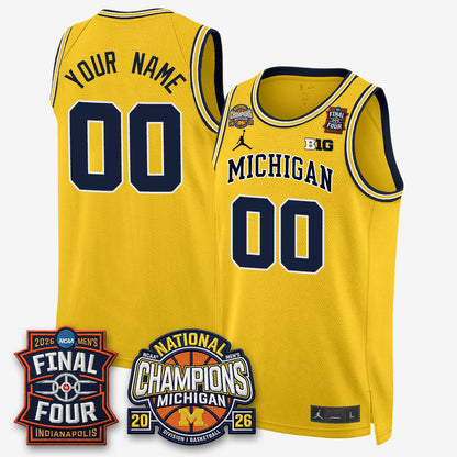 Basketball National Champions Big Text Limited Vapor Custom Jersey