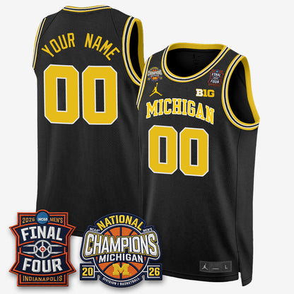 Basketball National Champions Big Text Limited Vapor Custom Jersey