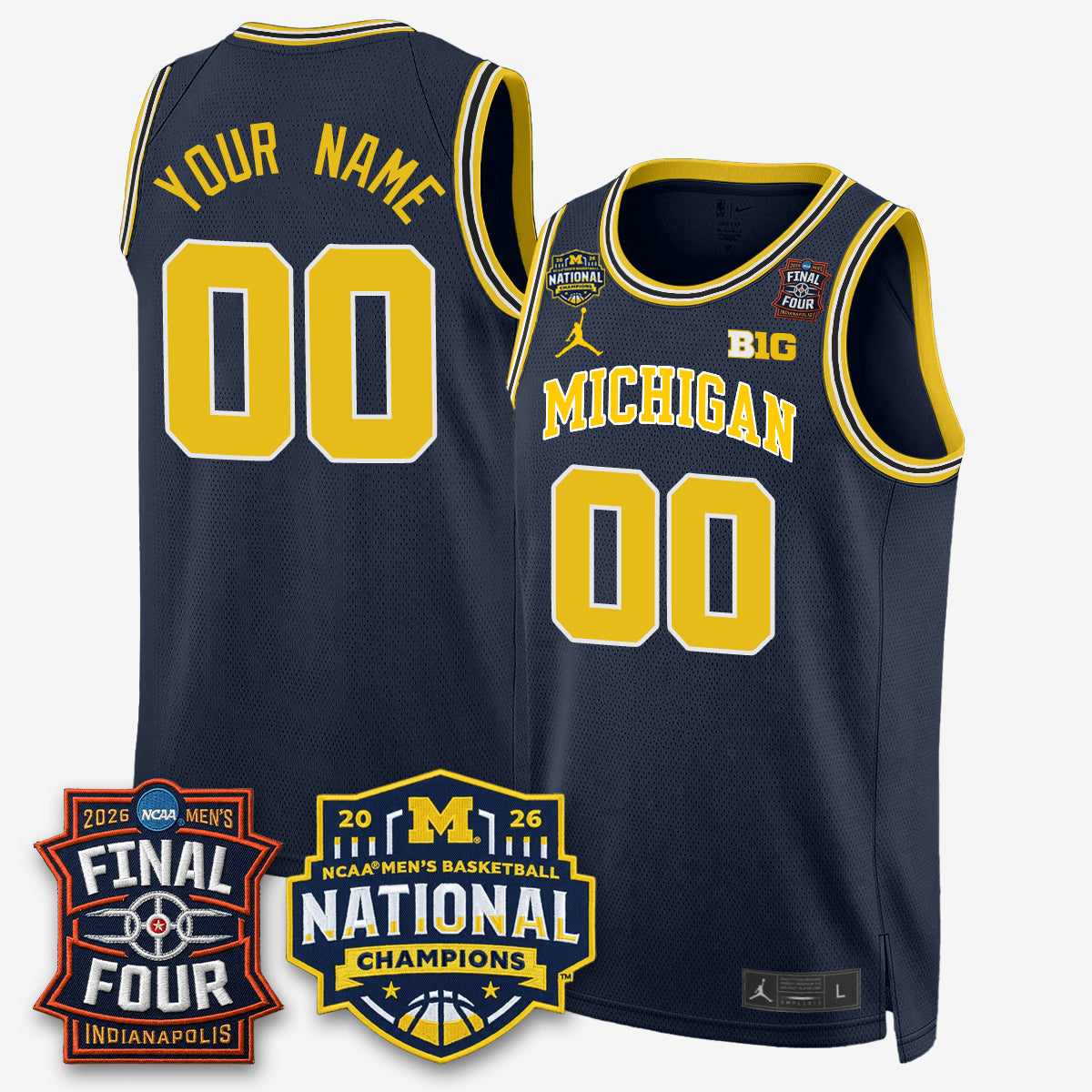 2026 NCAA Basketball Champions Limited Custom Jersey