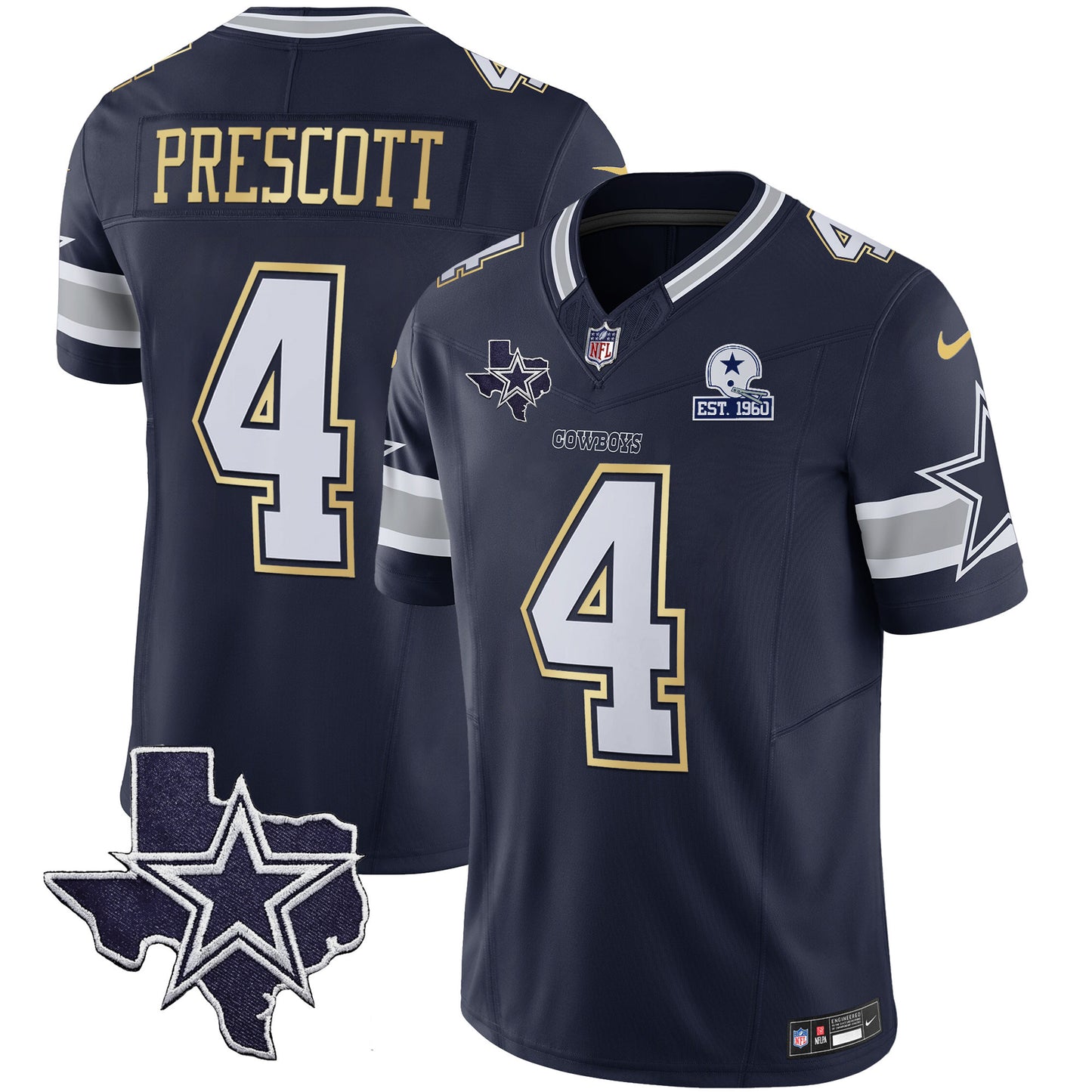Navy Gold - Dak Prescott