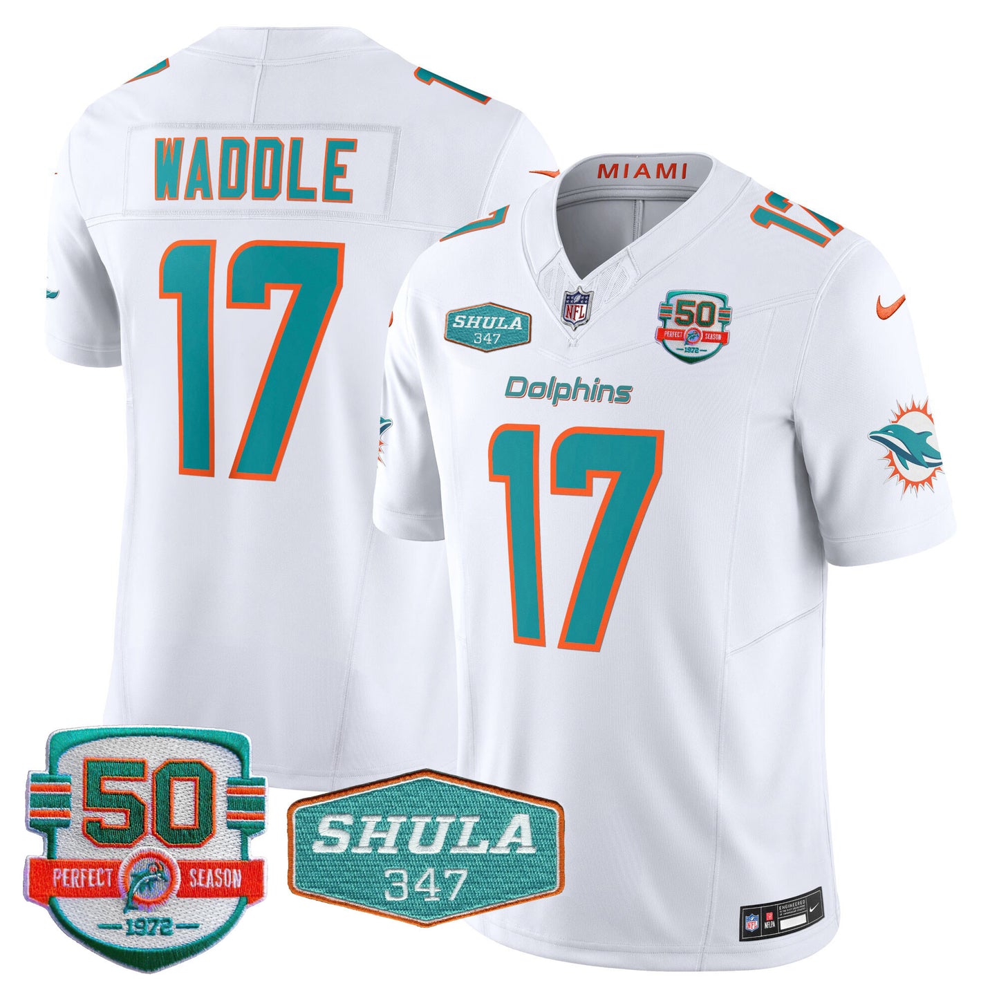 White - Jaylen Waddle