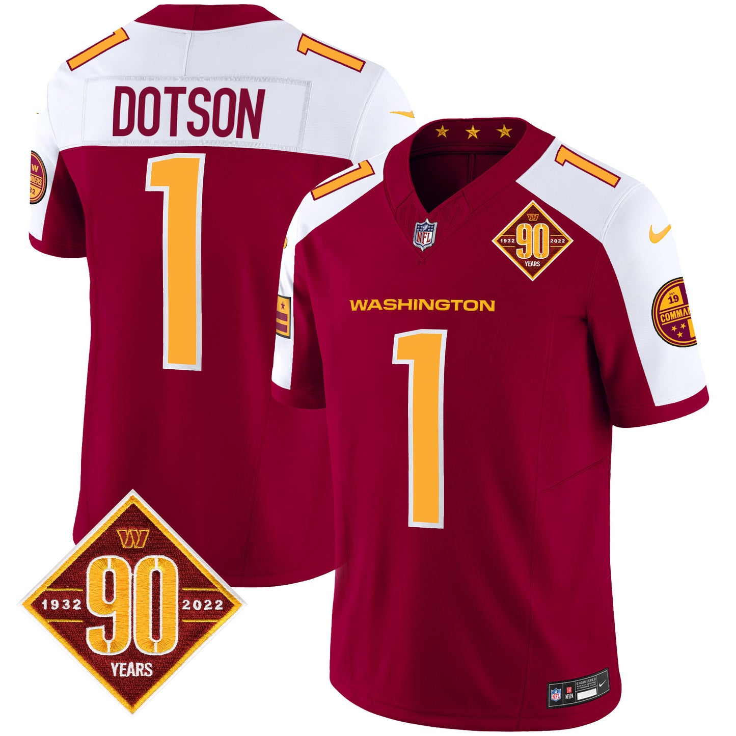 Burgundy Alternate - Jahan Dotson