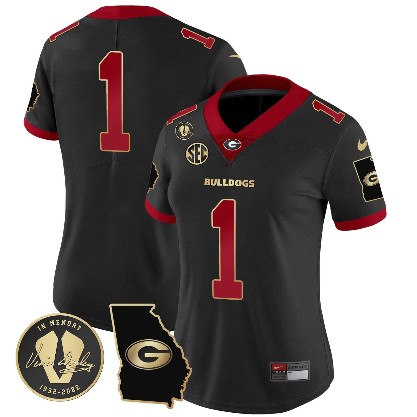 Black Gold Trim - #1 Team