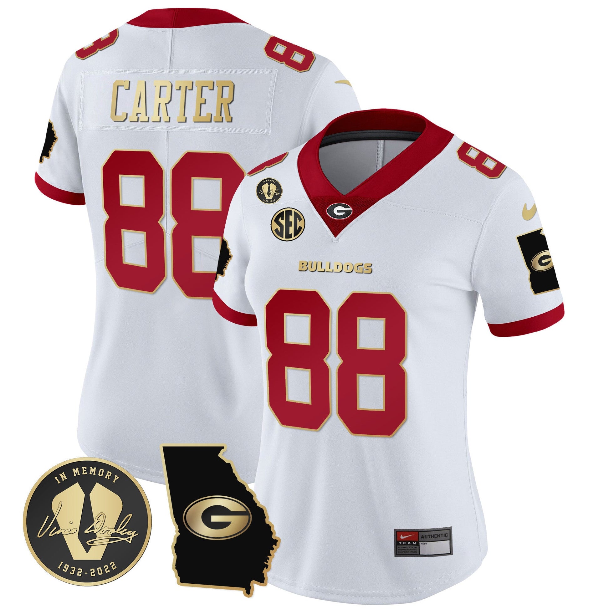 White Gold Trim - Jalen Carter