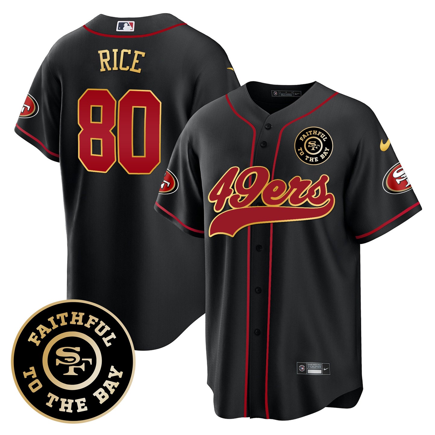 Black Gold Trim - Jerry Rice