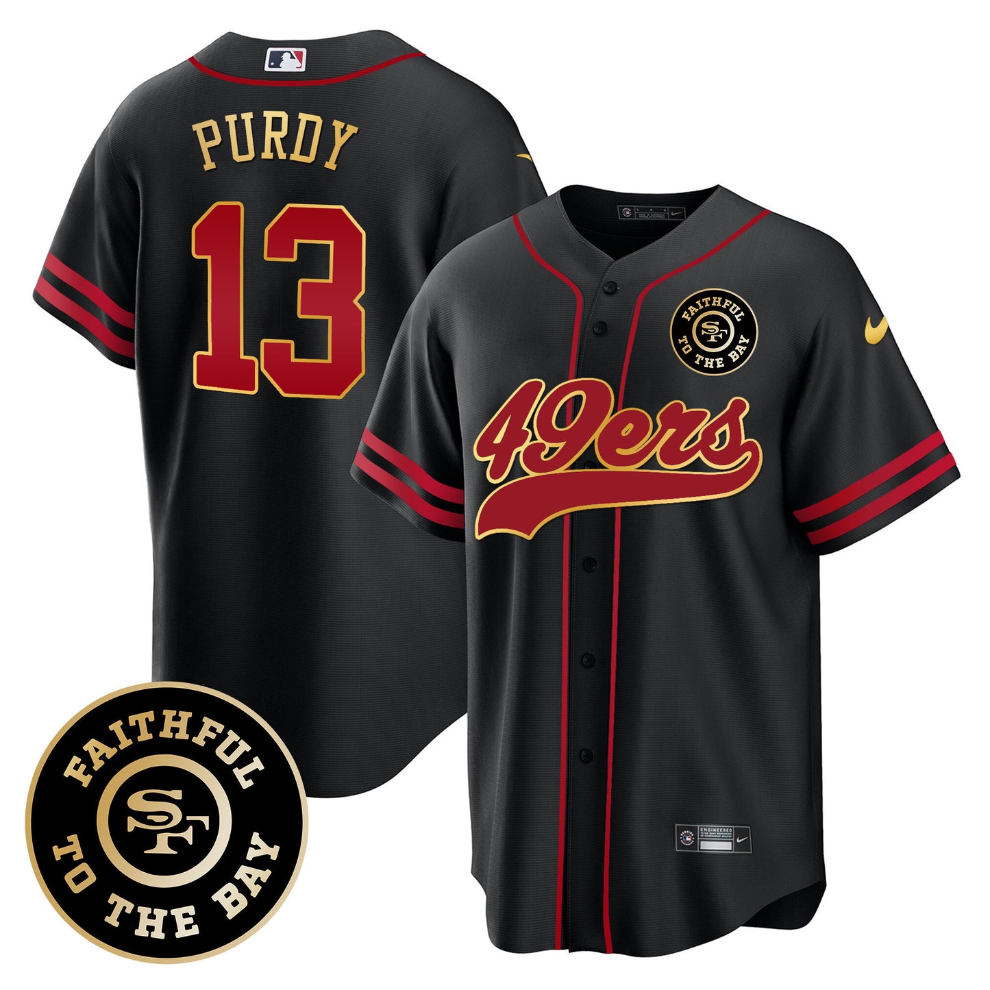 Black Gold Trim - Brock Purdy