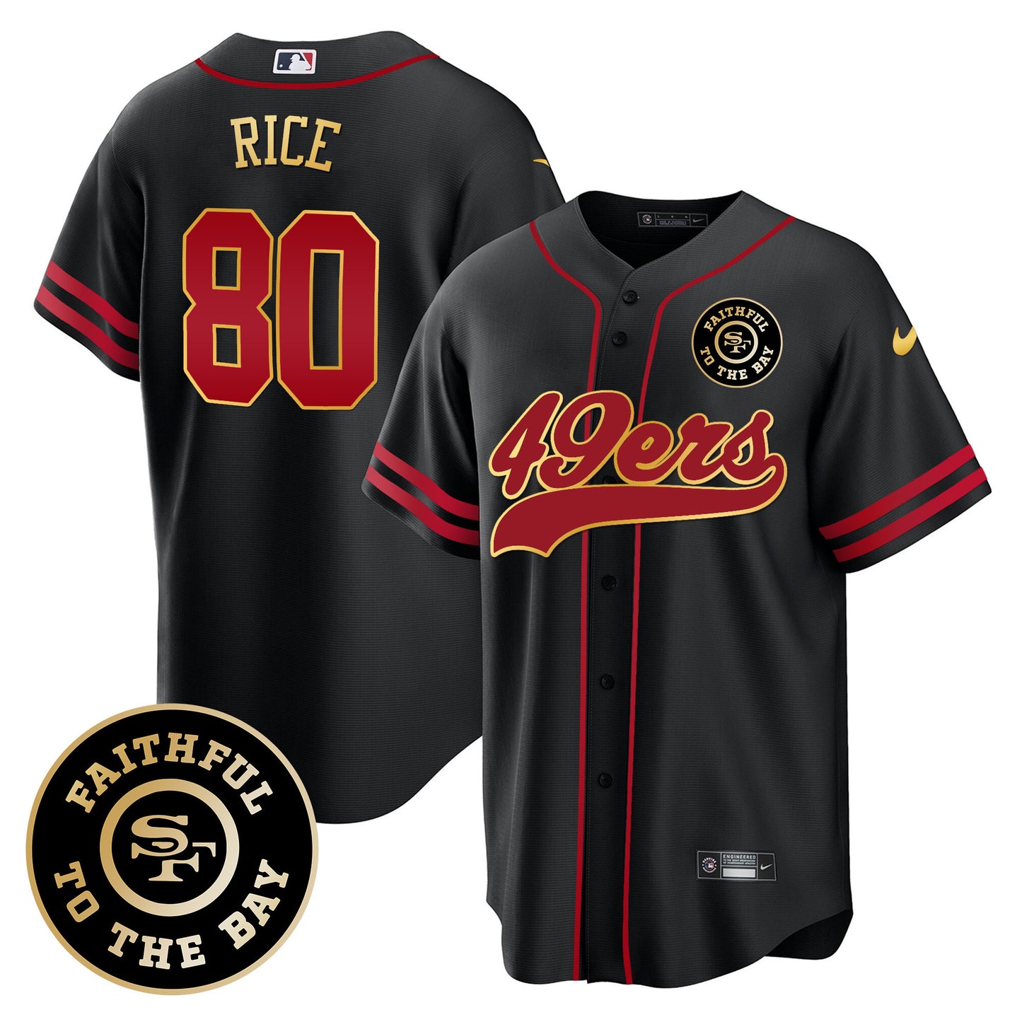 Black Gold Trim - Jerry Rice