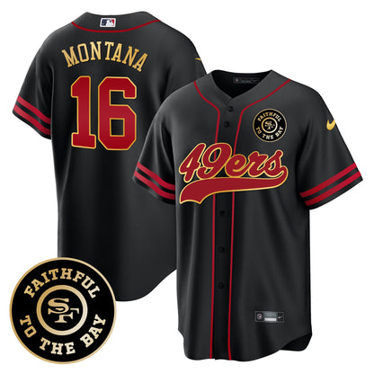 Black Gold Trim - Joe Montana