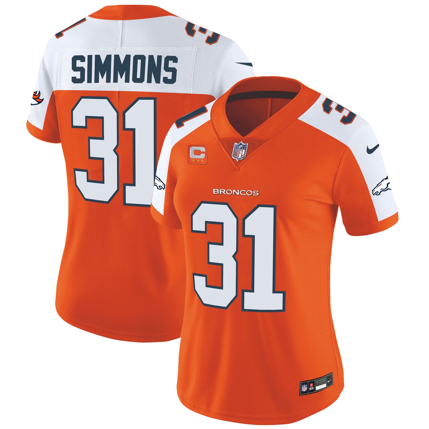 Orange Alternate - Justin Simmons