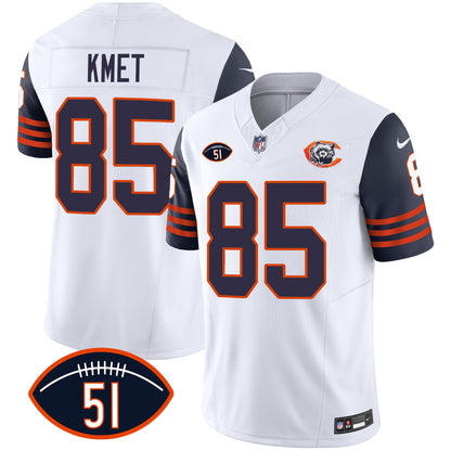 Navy Sleeves - Cole Kmet