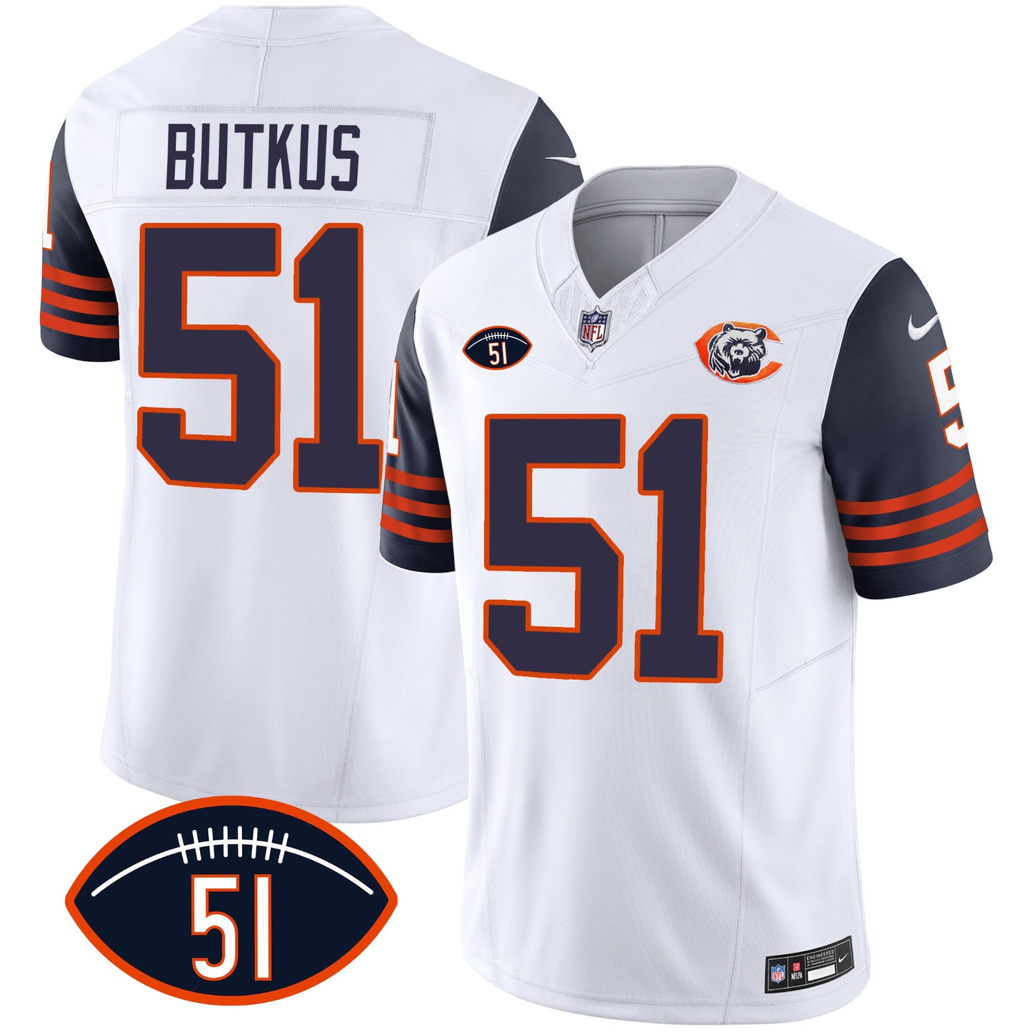 Navy Sleeves - Dick Butkus