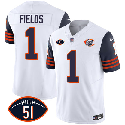 Navy Sleeves - Justin Fields