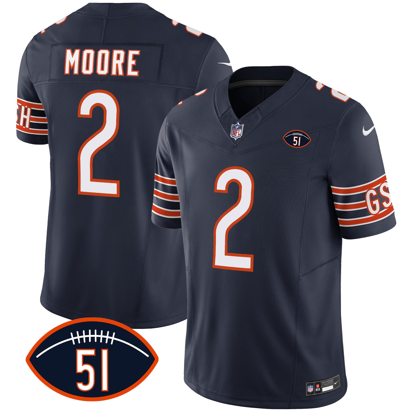 Navy - D.J. Moore