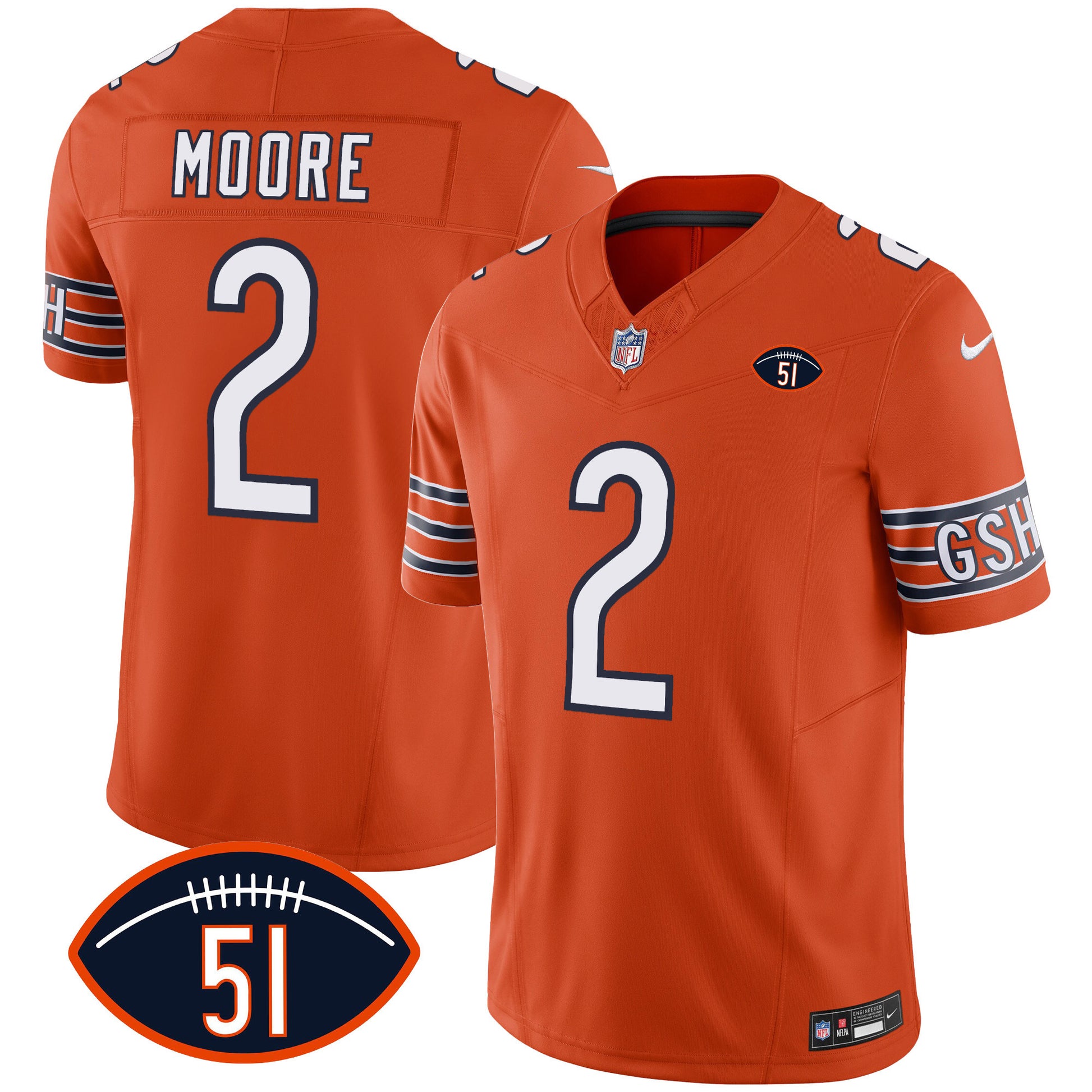 Orange - D.J. Moore