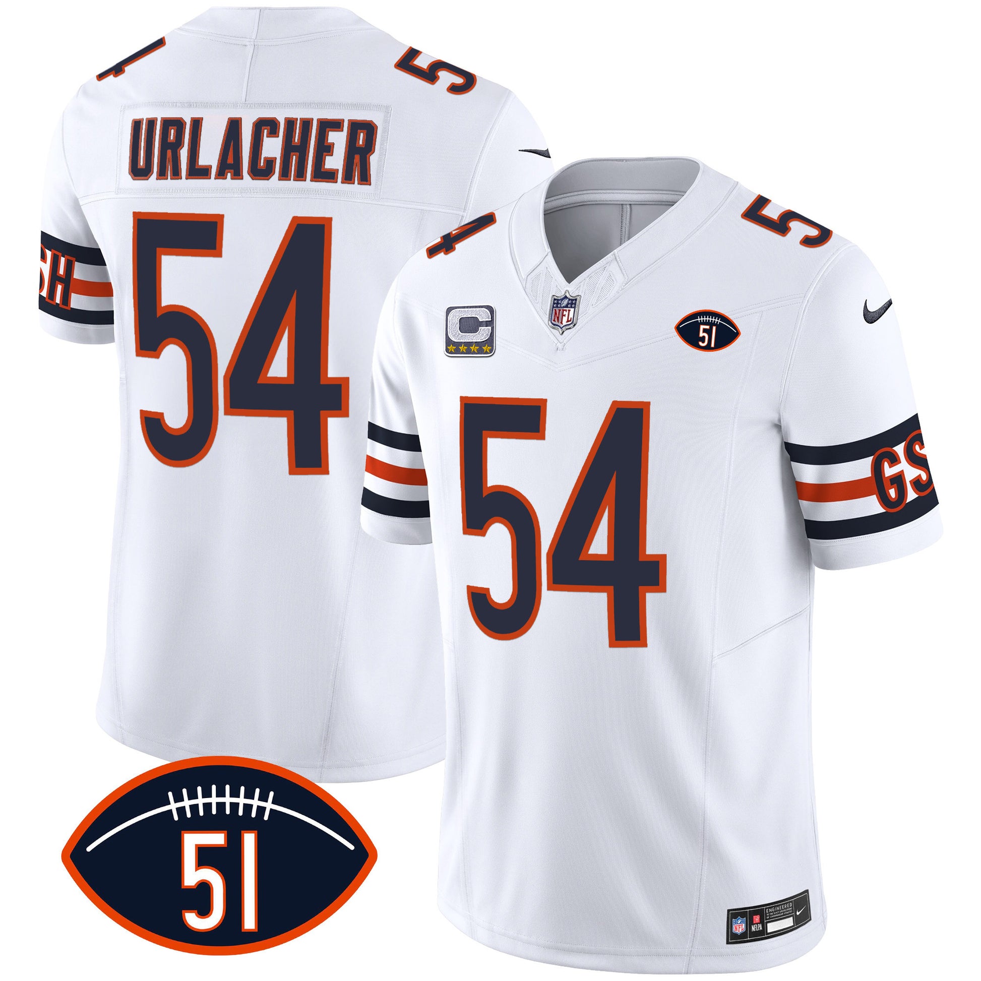White - Brian Urlacher