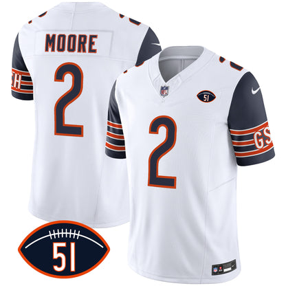 Navy Sleeves - D.J. Moore