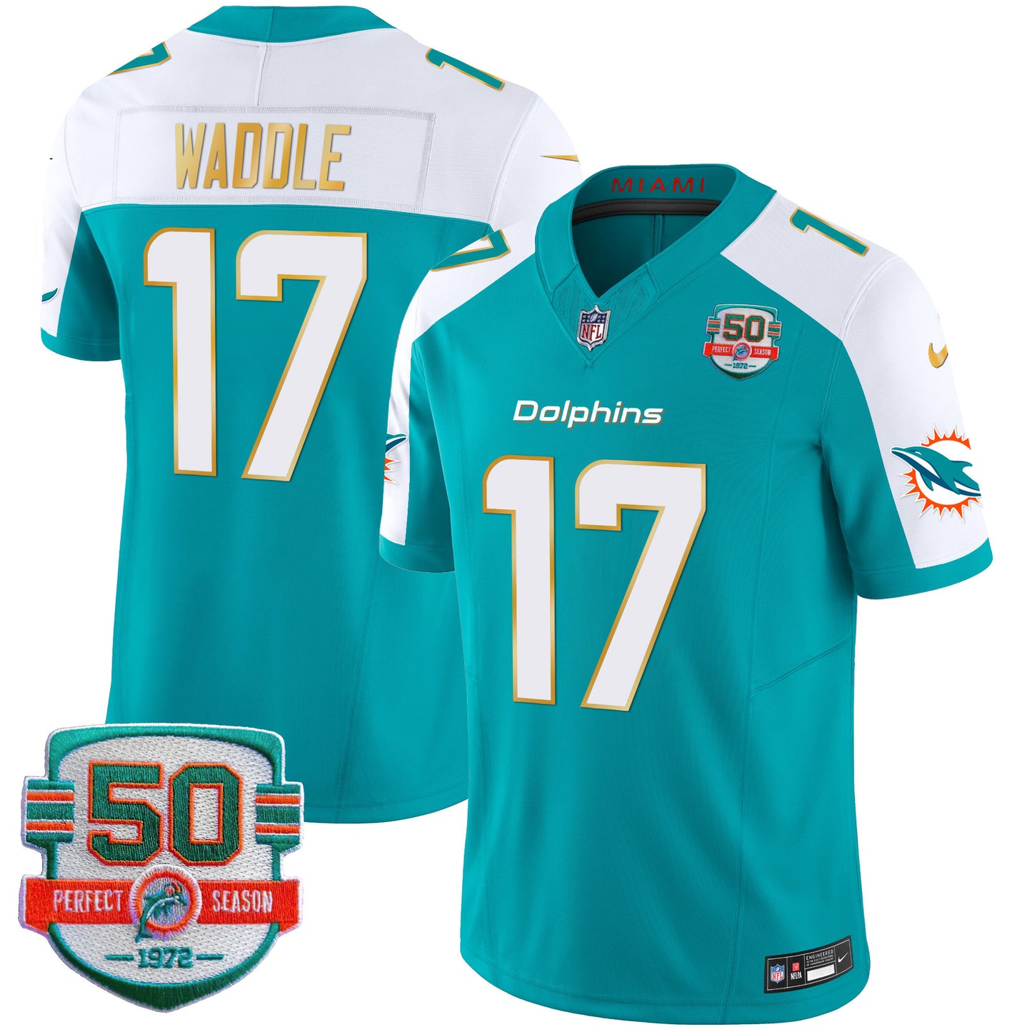 Aqua Alternate - Jaylen Waddle