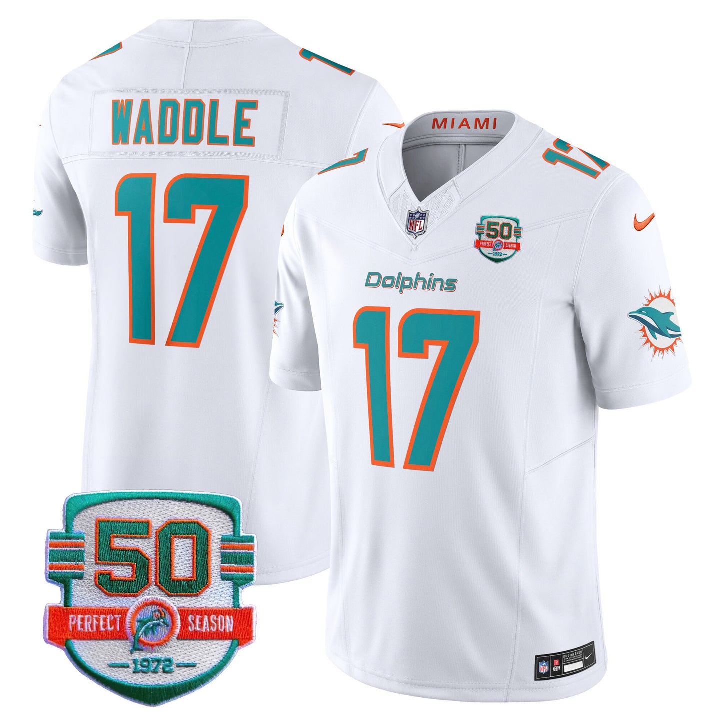 White - Jaylen Waddle