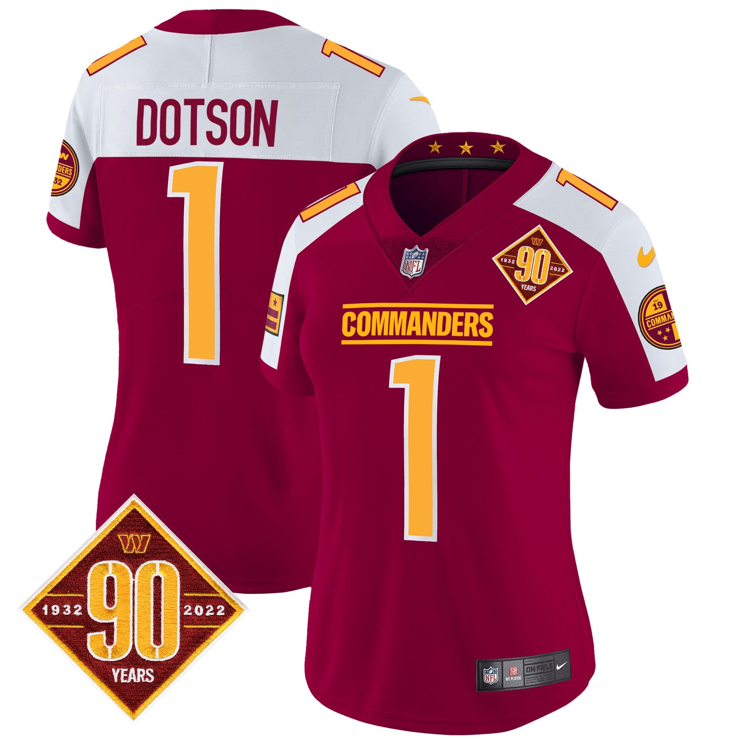 Burgundy Alternate - Jahan Dotson