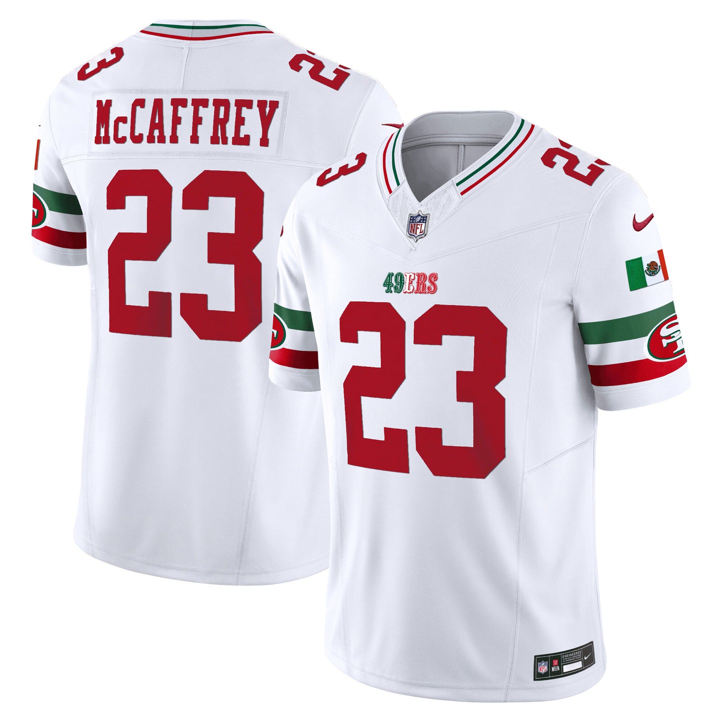 White - Christian McCaffrey