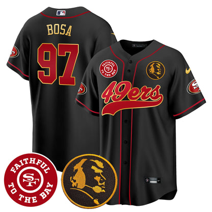 Black Gold Trim - Nick Bosa