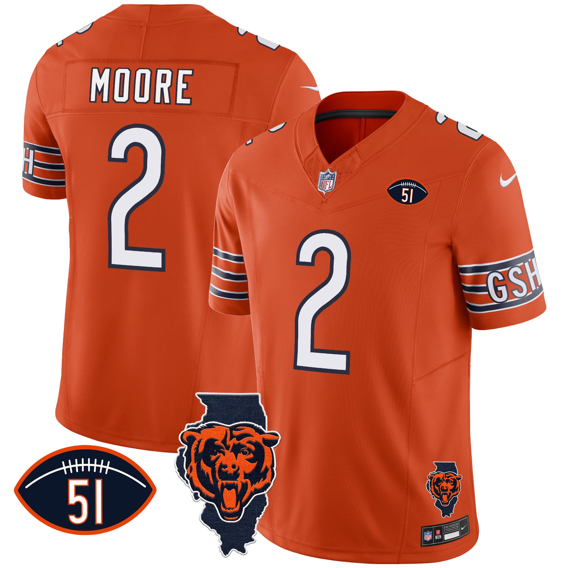 Orange - D.J. Moore