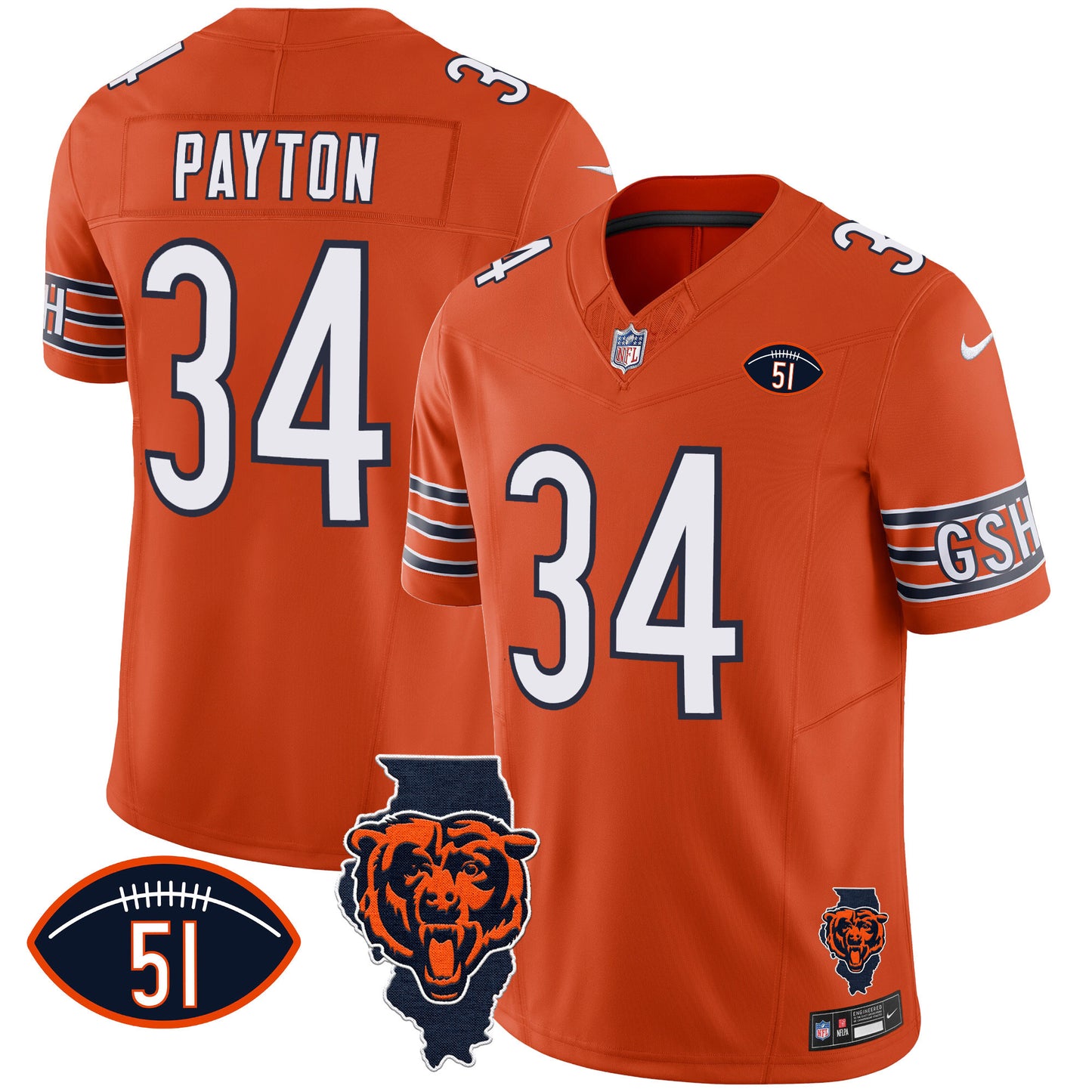 Orange - Walter Payton
