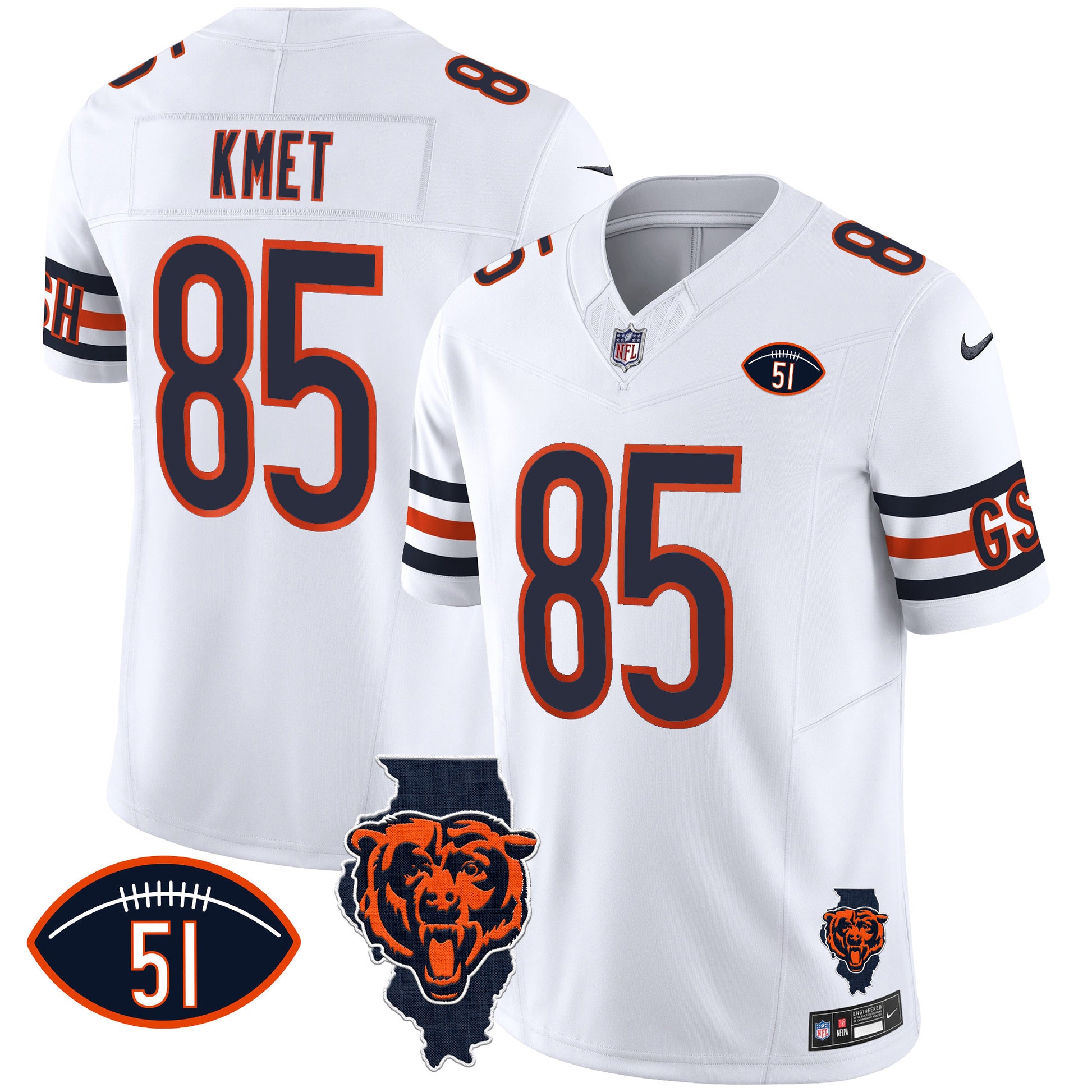 White - Cole Kmet