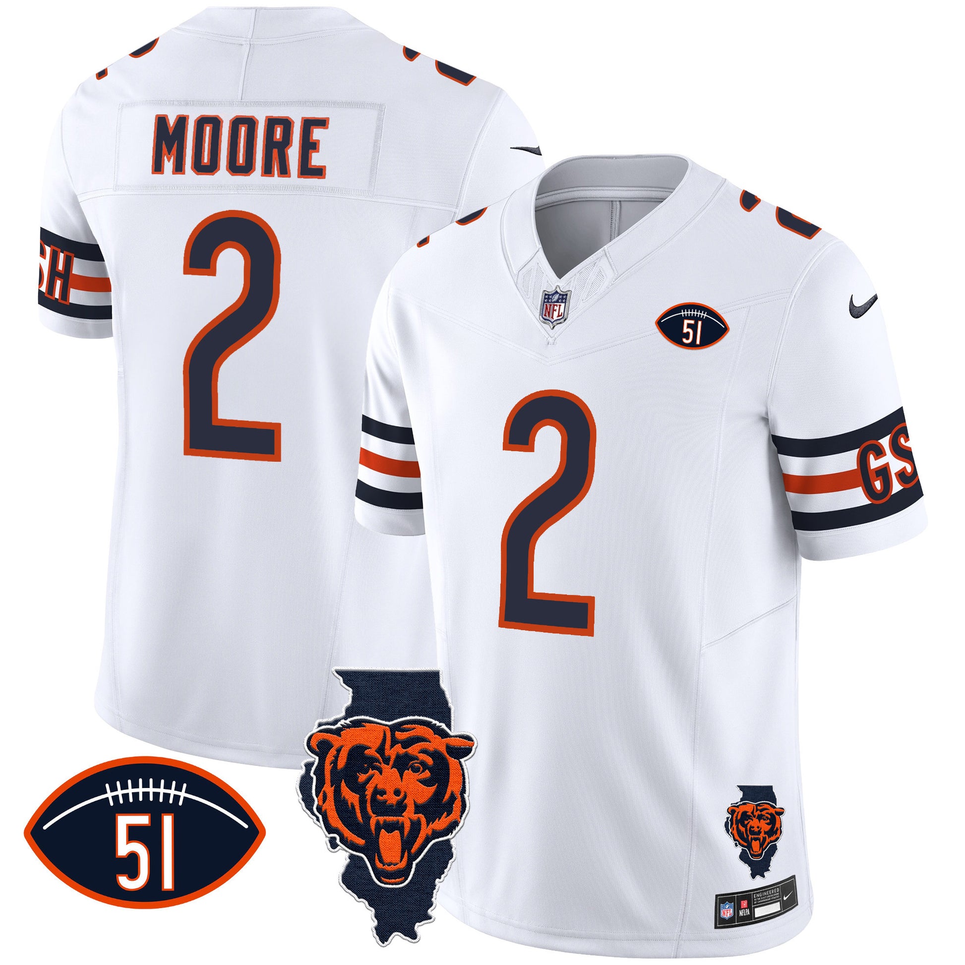 White - D.J. Moore