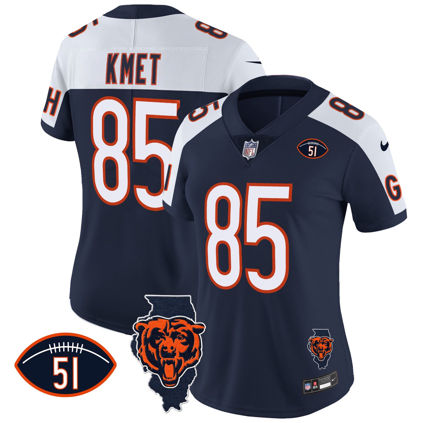 Navy Alternate - Cole Kmet