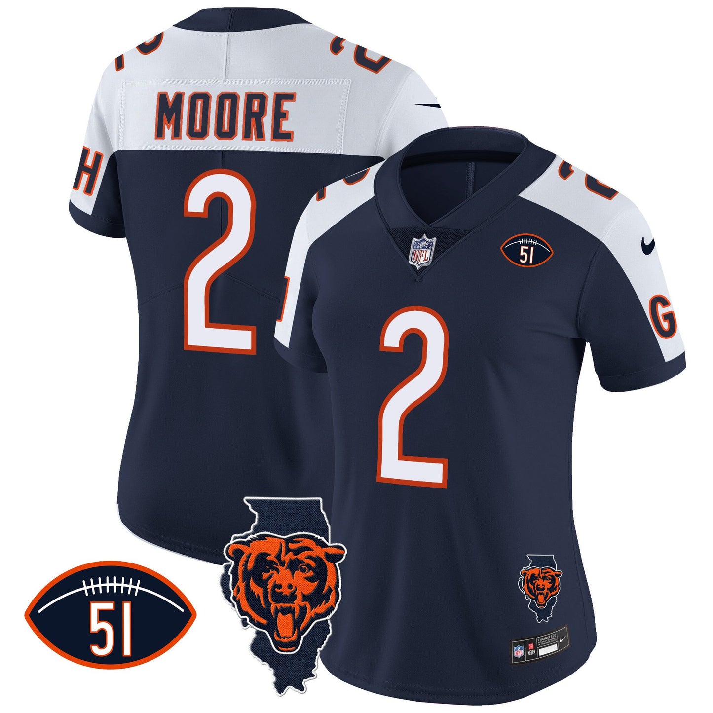 Navy Alternate - D.J. Moore