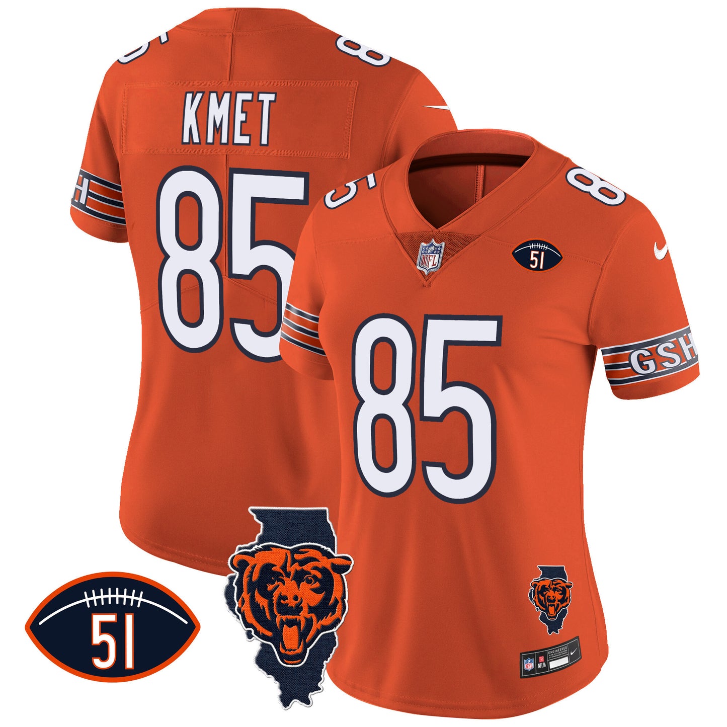 Orange - Cole Kmet