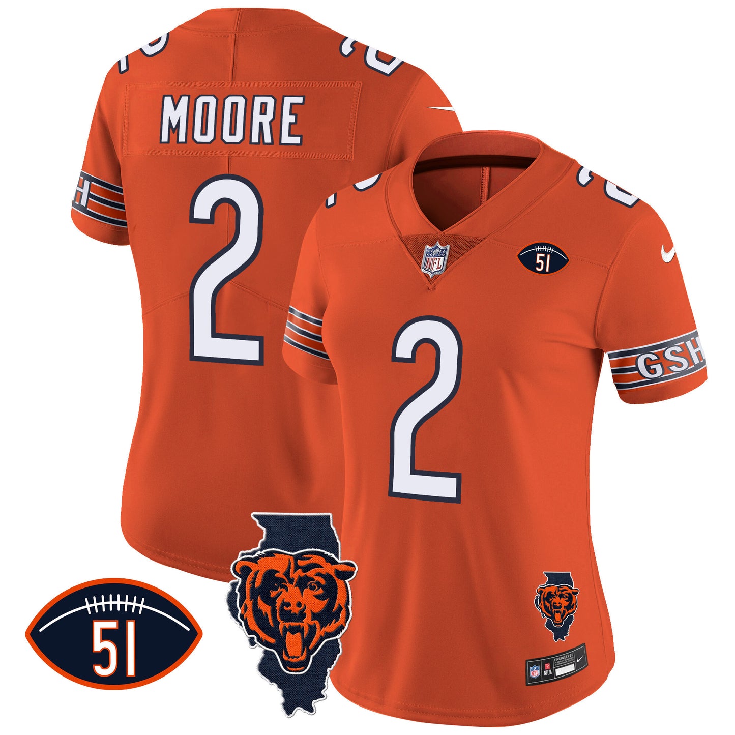 Orange - D.J. Moore