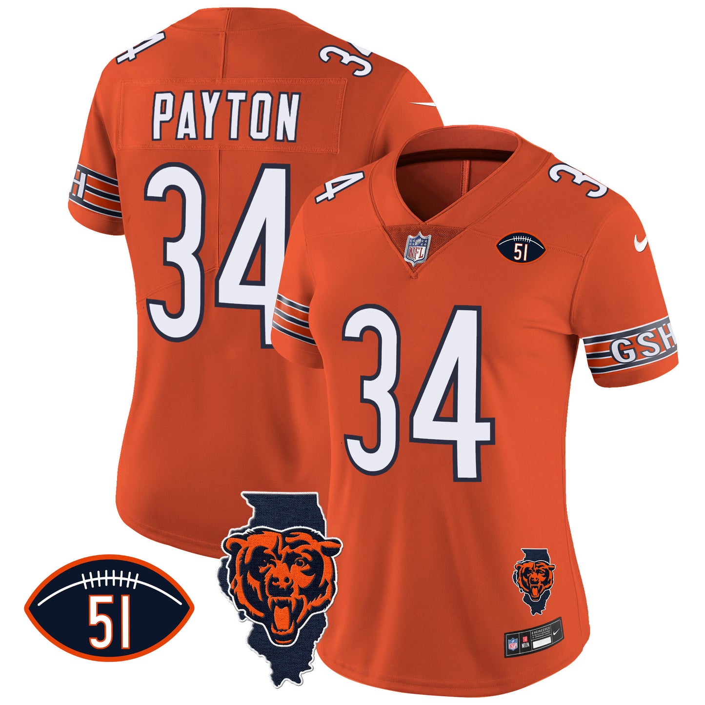 Orange - Walter Payton