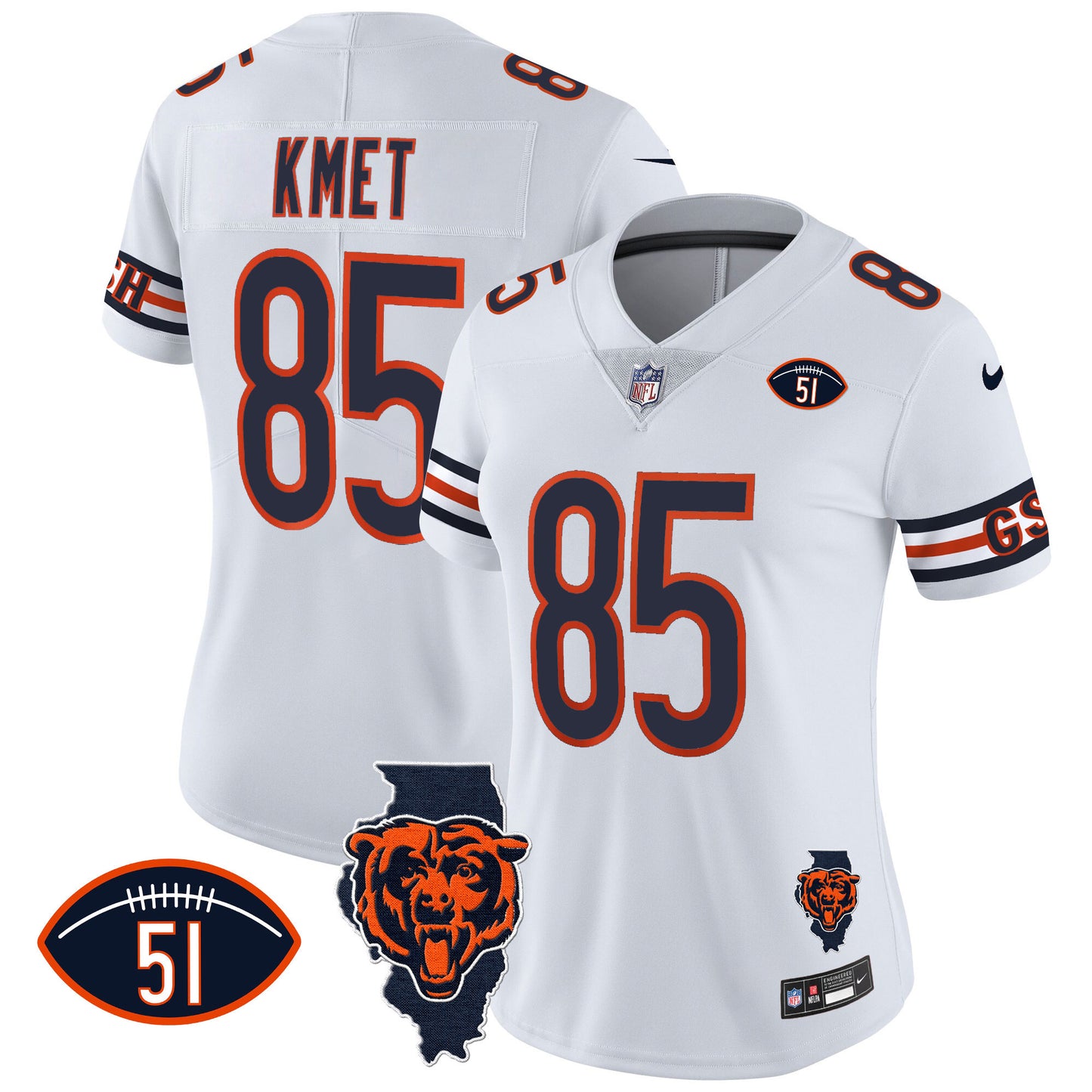 White - Cole Kmet