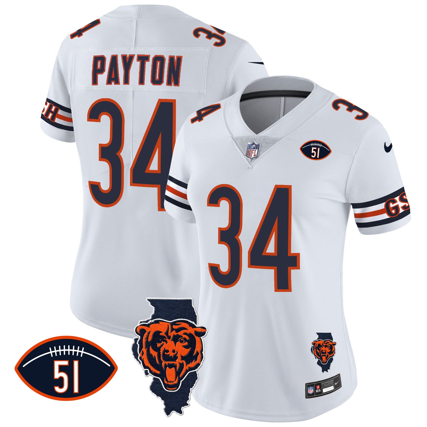 White - Walter Payton