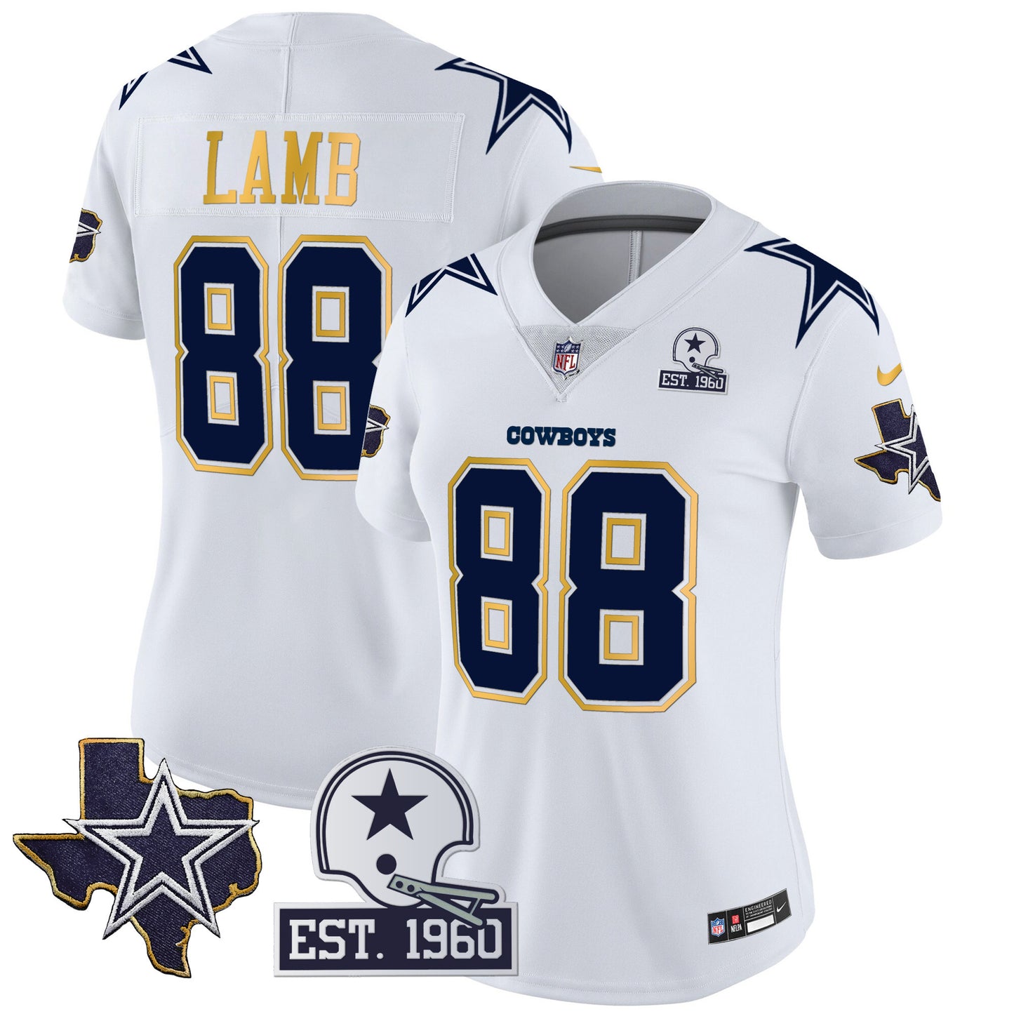White - CeeDee Lamb