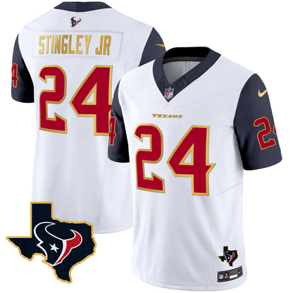 Navy Sleeves - Derek Stingley Jr.